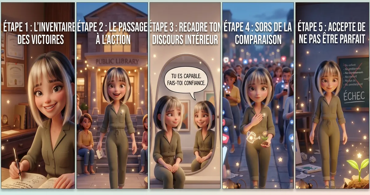 La confiance en soi en 5 étapes (sans méthode Coué)